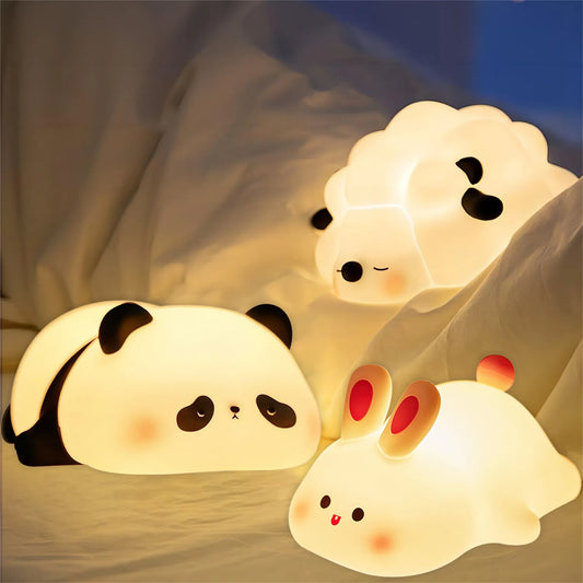 Cute Sheep Panda Rabbit Silicone