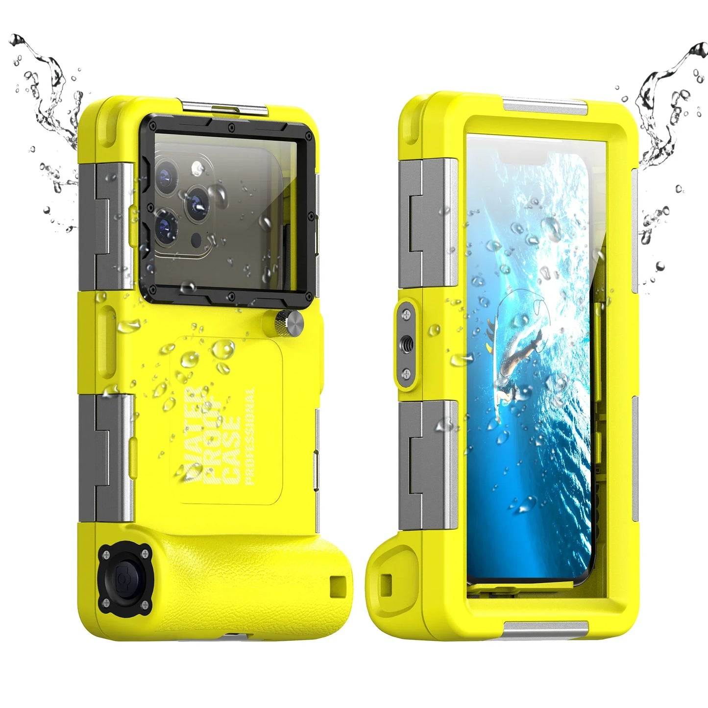 Shellbox Newly upgraded multicolor IP68 standard 15M/50ft diving/swimming photography professional diving waterproof Phone Case